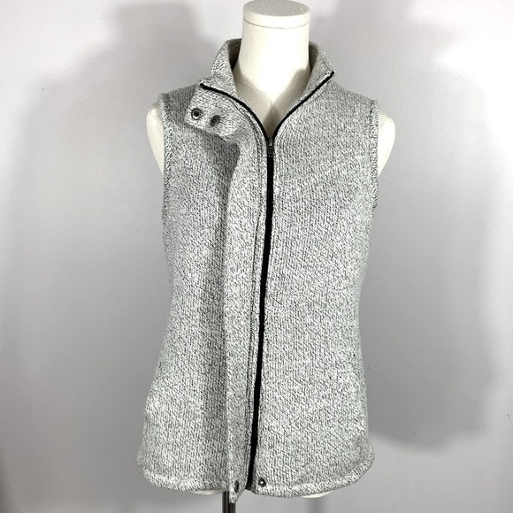 🌸 Coldwater Creek Gray Sleeveless Knit Vest size XS - Picture 8 of 12